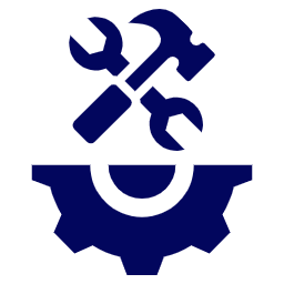 Professional construction equipment icon