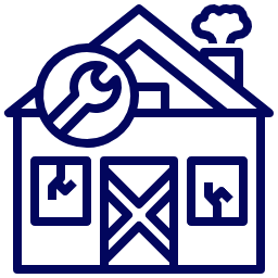 Home renovations and extensions icon